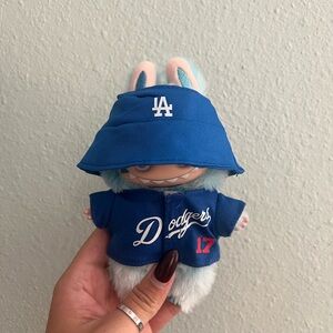 Blue “Dodgers” Outfit for Dolls (like Labubus)